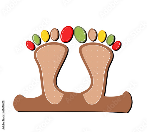 logo pieds