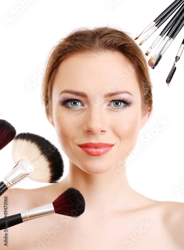 portrait of beautiful woman...