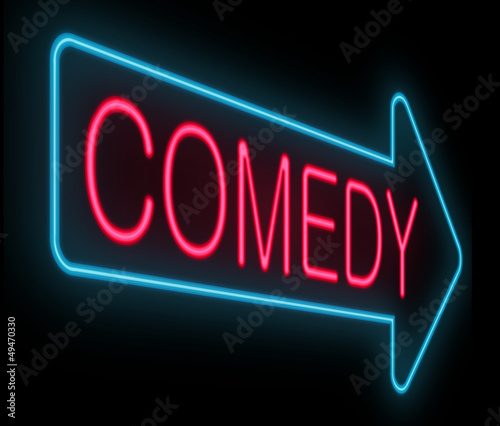 Photography Comedy concept.