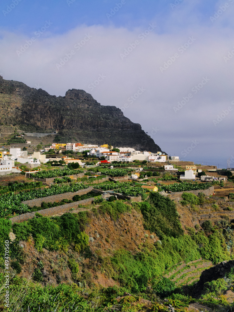 Fototapeta premium Agulo, La Gomera, Canary Islands, Spain