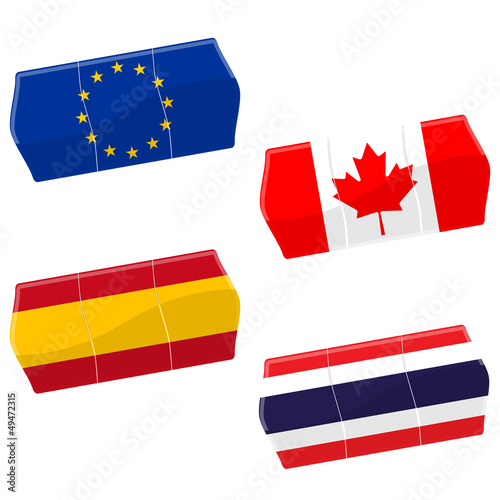 Preisschilder EU + CA + SP + TH