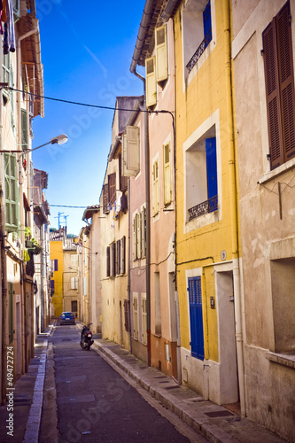 Fototapeta Naklejka Na Ścianę i Meble -  city centre of Aubagne, near Marseille, France