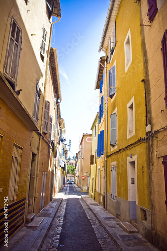 city centre of Aubagne  near Marseille  France