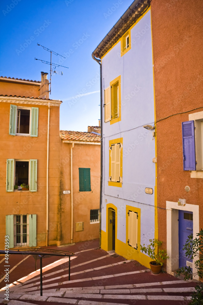 city centre of Aubagne, near Marseille, France