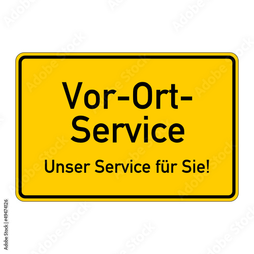 ortsschild vor-ort-service I