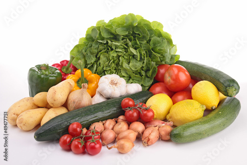 abundance of vegetables