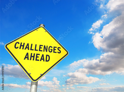 Slika na platnu CHALLENGES AHEAD