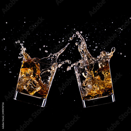 Close-up of glass with whisky