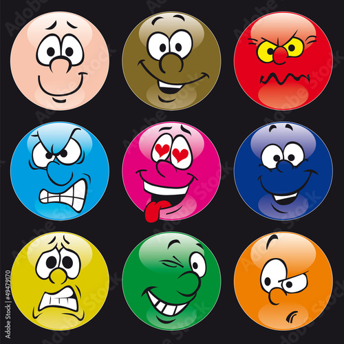 9 emoticons