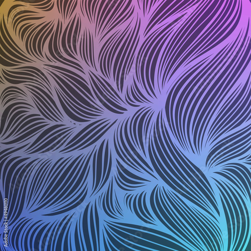 background with hand drawn flowers