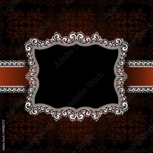 creative design ornamented frame, eps8 format vector