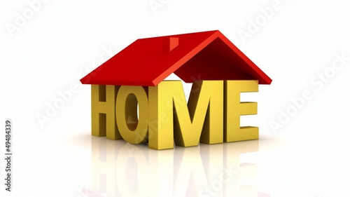 Home and it's roof.