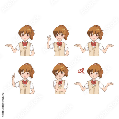女性/ポーズ