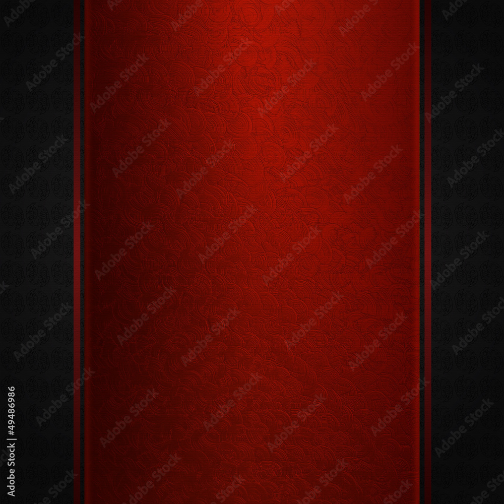 Fototapeta premium Maroon lace on dark background