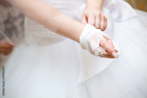 Wallpaper Mural White dress of the bride. Torontodigital.ca