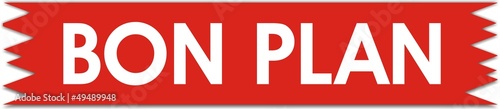 étiquette bon plan