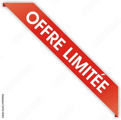 étiquette bordure offre limitée