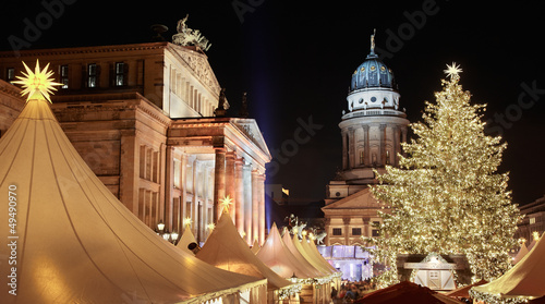 Christmas market in Gendarmenmarkt, Berlin