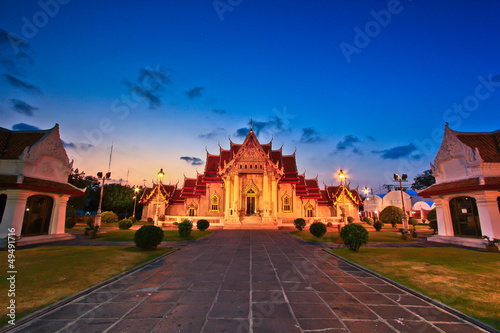 Temple(Wat Benchamabophit), Bangkok, Thailand