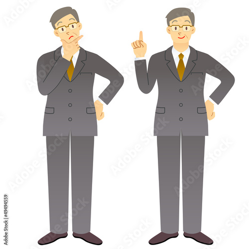 ビジネスマン　男性　会社員