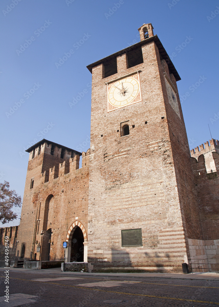 Verona - bastions of Castel Vecchio