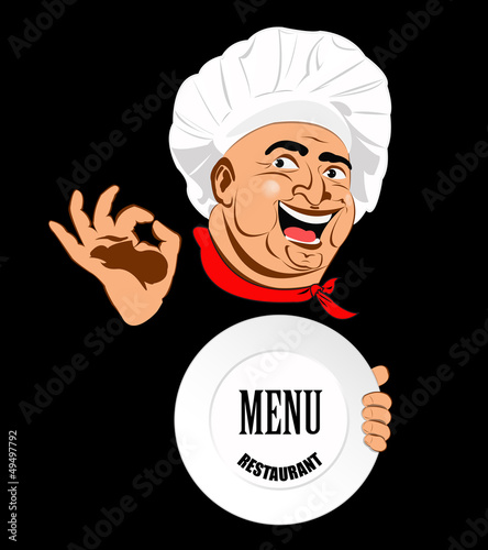 Best food for gourmet from Chef.Vector