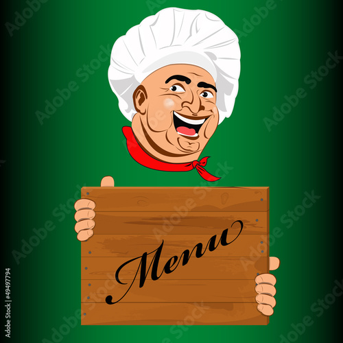 Best food for gourmet from Chef.Vector