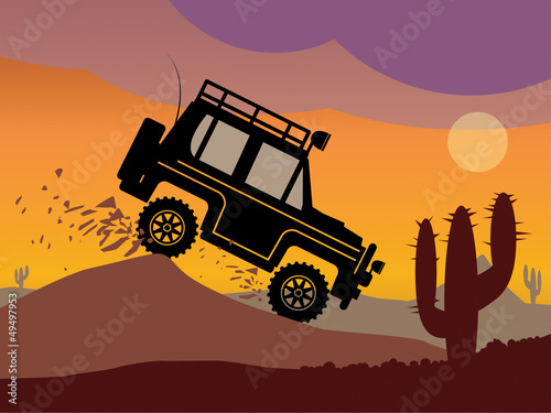 Off-road vehicle, vector illustration