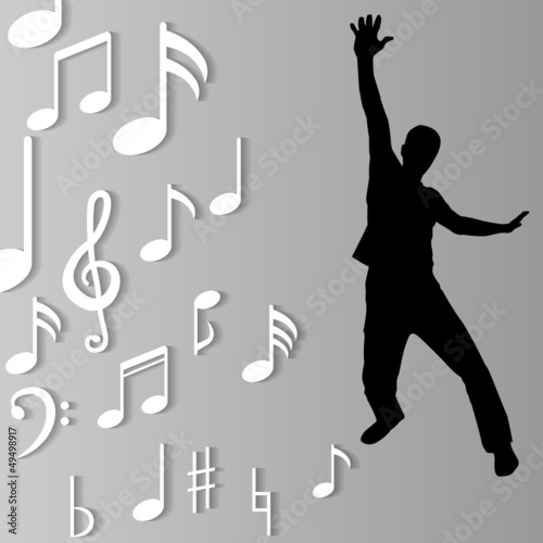 Music event background