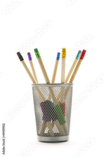 pencil in basket