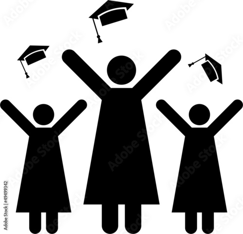 Pictogram of graduation