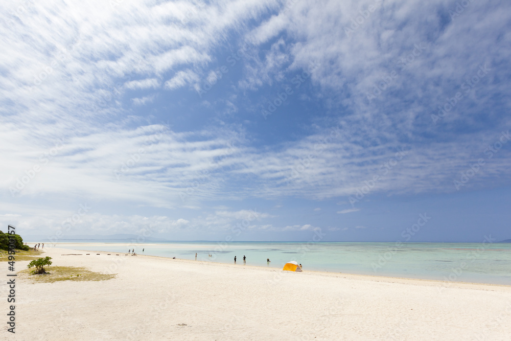 Kondoi beach on Taketomi Island in Okinawa, Japan Kondoi beach on Taketomi Island in Okinawa, Japan