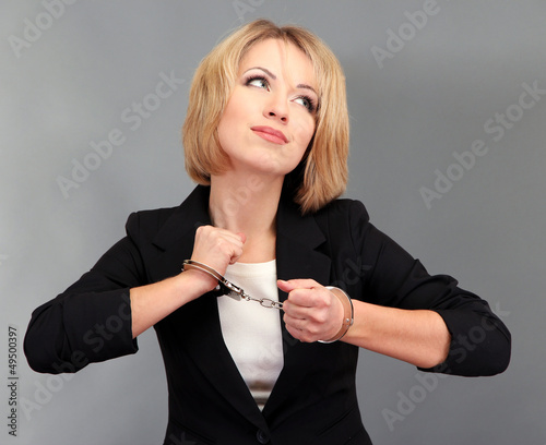 Young beautiful business wo...