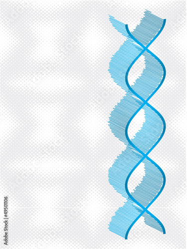 medical background with a special DNA strand