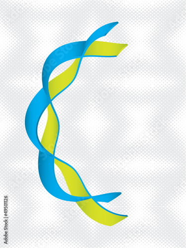 DNA strand with special design - medical background
