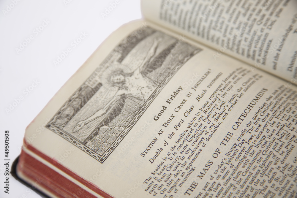 Fototapeta premium catholic missal
