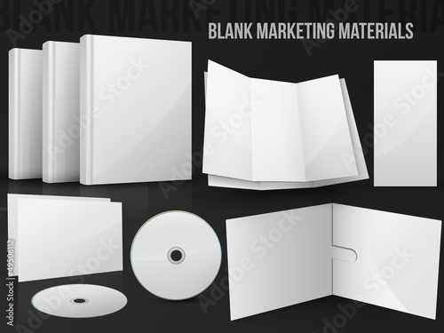 Photos lank office marketing materials