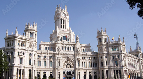 Goverment Mayor white palace in Madrid, Spain © pashan