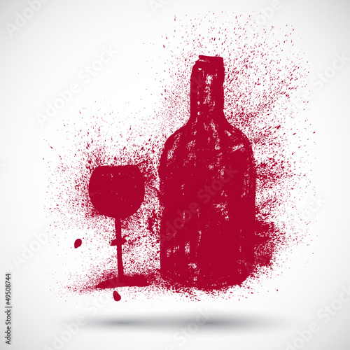Wine drinking sign