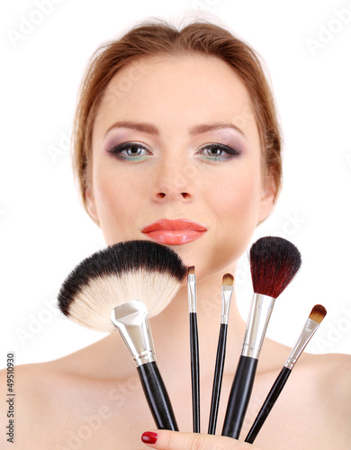portrait of beautiful woman...