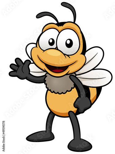 illustration of Cartoon bee