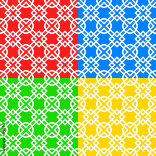 Colorful geometric seamless...