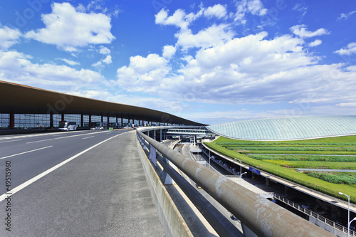 Beijing Capital Airport Terminal 3, the second largest airport terminal in the world after Dubai, and the fifth largest building in the world by area. photo