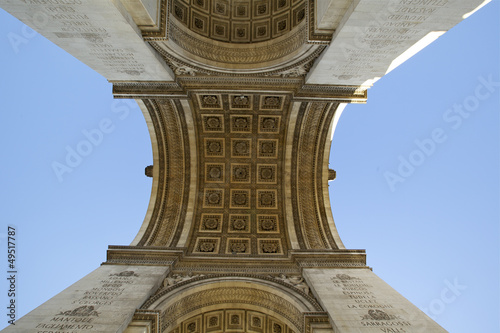 voûte de l'arc de triomphe photo