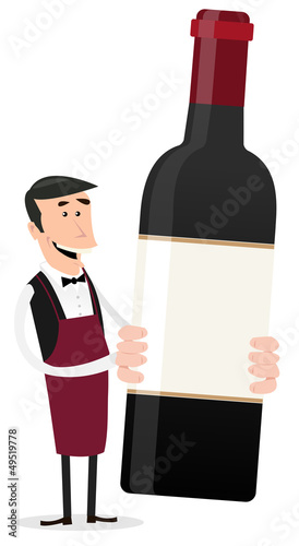 Cartoon French Winemaker
