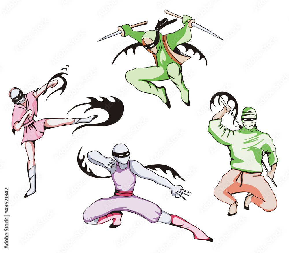 Set of ninjas