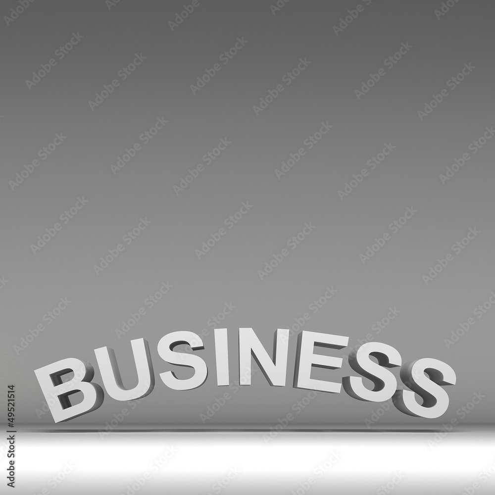 3d text for business background 3d text for business background