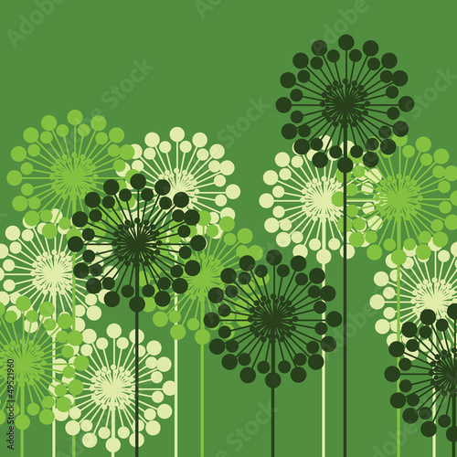 Abstract Floral Vector Background