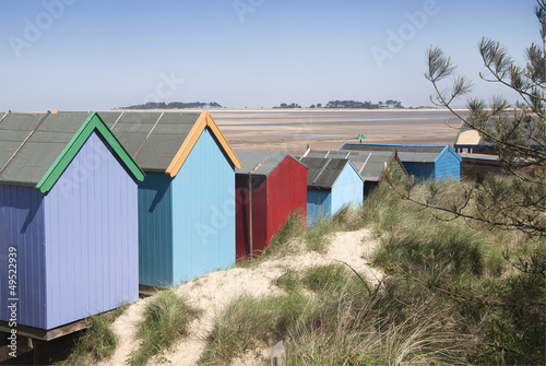 Beach Huts at Wells-next-the-Sea, Norfolk, UK. © mparratt