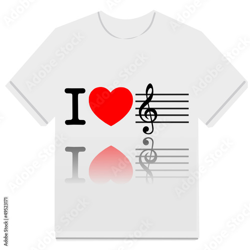 t-shirt mit Aufdruck photo